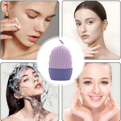 El GlowRoll™ masajeador facial.