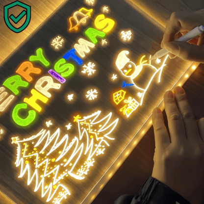 PIZARRA LED MÁGICA ®MAGICWRITE + 7 MARCODORES MAGICOS