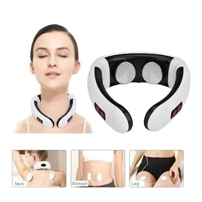Masajeador de cuello con electrodo