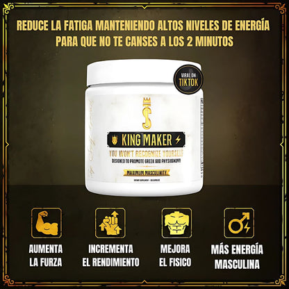 King Maker® Suplemento Nutritivo 120 Cápsulas c/u