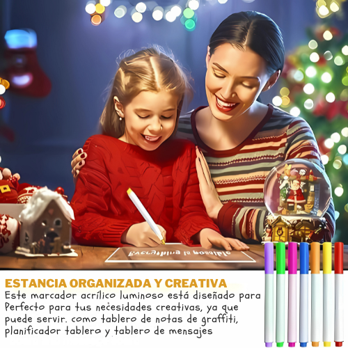 PIZARRA LED MÁGICA ®MAGICWRITE + 7 MARCODORES MAGICOS
